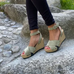 Abbie Cashmere Khaki (Nature)<SOFTCLIX Sale