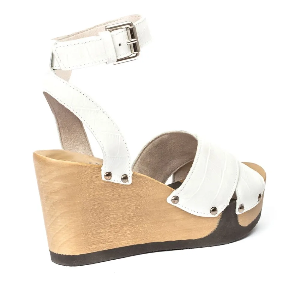 Abbie Crocoprint White<SOFTCLIX Online
