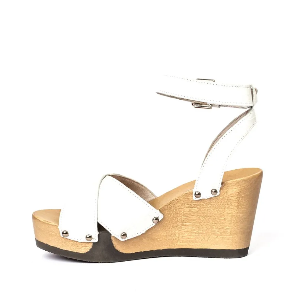 Abbie Crocoprint White<SOFTCLIX Online