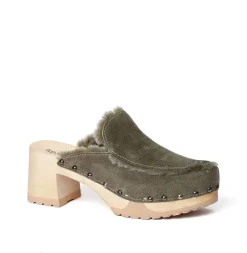 Henni Cashmere/Ls Olive (Nature)<SOFTCLIX Fashion