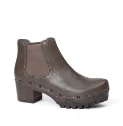 Isabelle Washed Nappa Dark Grey<SOFTCLIX Best Sale