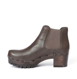 Isabelle Washed Nappa Dark Grey<SOFTCLIX Best Sale