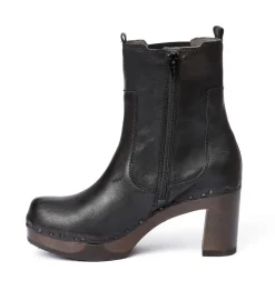 Laurentia Washed Nappa Black<SOFTCLIX Sale