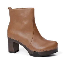 Loretta Washed Nappa Camel<SOFTCLIX Clearance