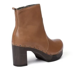 Loretta Washed Nappa Camel<SOFTCLIX Clearance