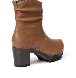 O-Bootie Washed Nappa Camel<SOFTCLIX Sale