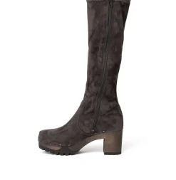 Olivera Vegan Velour Effect Grey (Dark)<SOFTCLIX Flash Sale