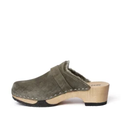 Taira Cashmere/Ls Olive (Hazelnut)<SOFTCLIX Fashion