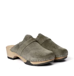 Taira Cashmere/Ls Olive (Hazelnut)<SOFTCLIX Fashion